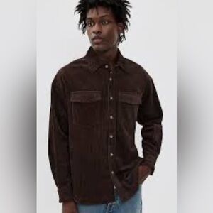 Club Monaco Wide Wale Corduroy Shirt Jacket